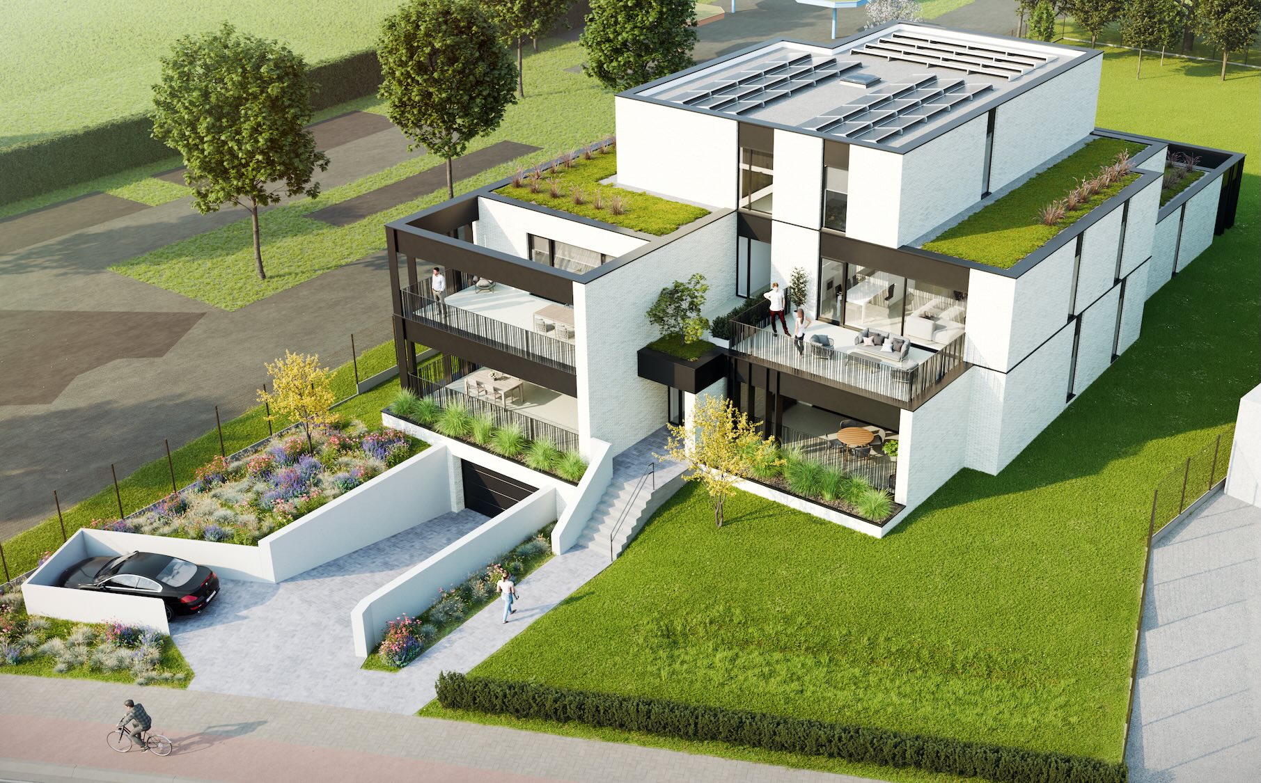 Project Zonneveldweg in Wellen